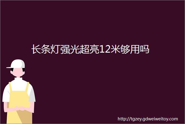 长条灯强光超亮12米够用吗